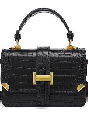 Women's Small Classy Crossbody Purse Top Handle Handbags Leather Satchel Bags fo